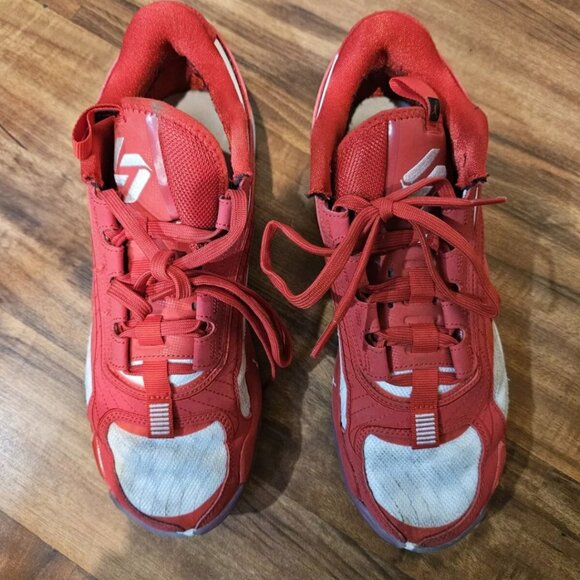 Mens Jordan Luka 2 Red Basketball Shoes Size 9 - Picture 2 of 5